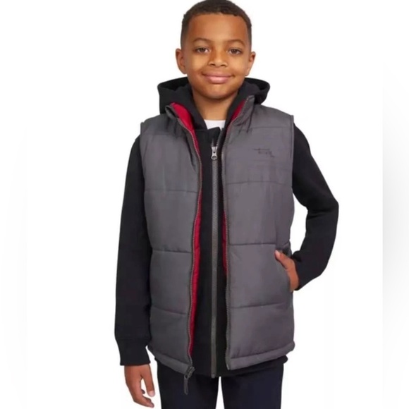 ⚡️Weatherproof Vintage Boys' Youth Fleece Hoodie & Vest Set (M-10/12) - Picture 1 of 2